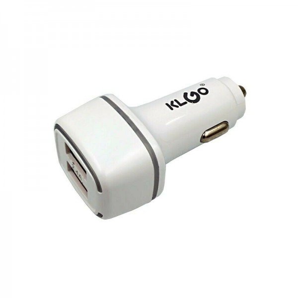 KLGO Φορτιστής Αυτοκινήτου Λευκός TC-08 Γρήγορης Φόρτισης με Θύρες: 2xUSB MG51499